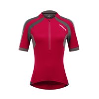 Andesland - Polera Tricota Lisa Manga Corta Medio Cierre Mujer