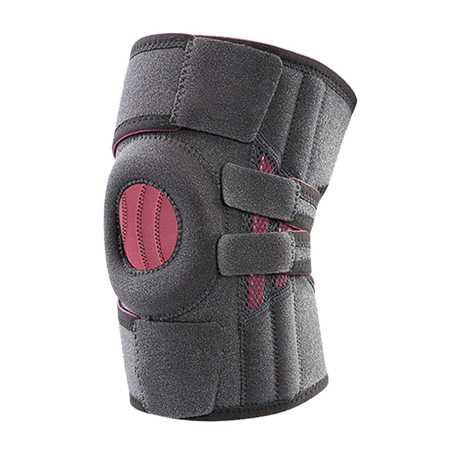 Ioensy - Rodillera Ajustable De Compresión Para Artritis, Almohadilla Para Rótula, Manga Gris