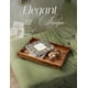 thumbnail image 4 of Bandeja otomana Tidita, 50 x 35 cm, grande, madera de acacia, con asas, 4 of 6