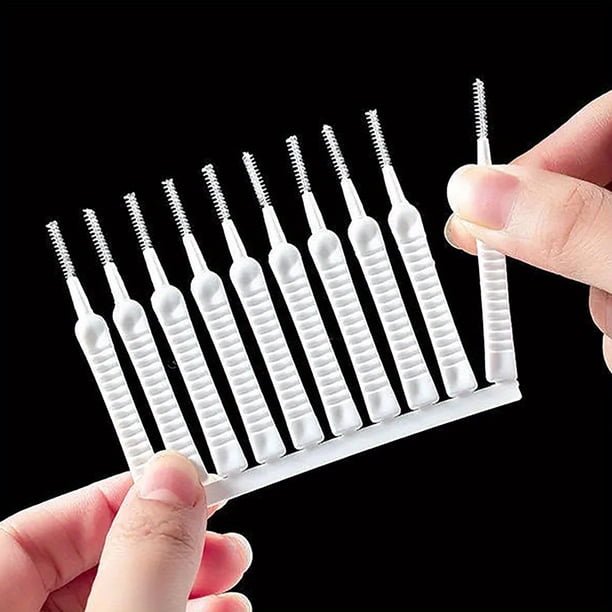 Effortlessly Clean Your Shower Head with our Disposable Cleaning Brush Set - Available in 10/30/50pcs!