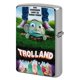 thumbnail image 1 of Trolland-theme Copper Metal Lighter Shell, Premium Replacement Refillable Lighter Case with Durable Metal Construction, Compatible with Zippo and Most Standard Lighter Models, 1 of 6