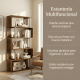 thumbnail image 2 of Biblioteca Homer Design SGG026RR 159x70x24cm marrón oscuro, 2 of 3