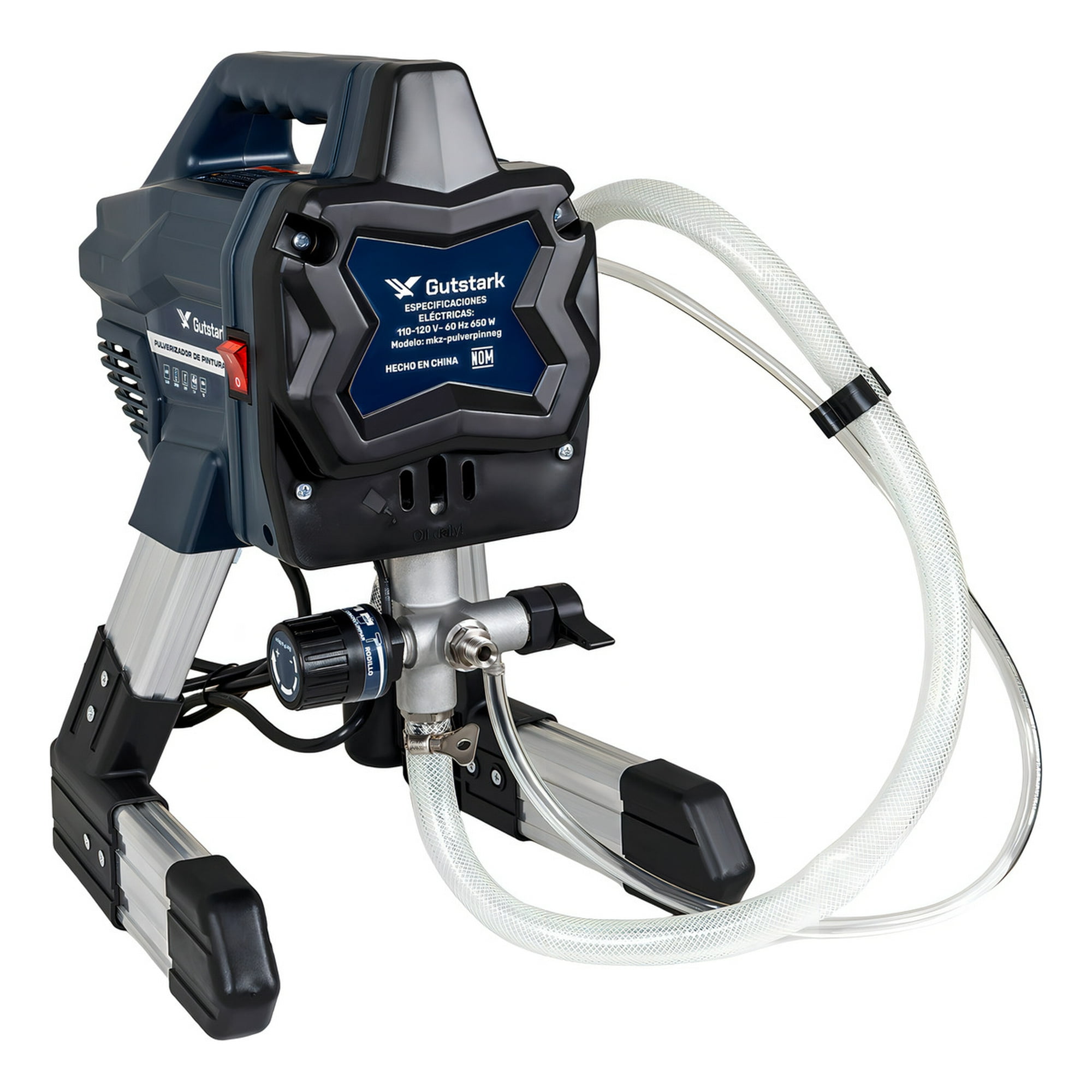 Gutstark - Pulverizador Atomizador De Pintura Sin Aire Con Pistola