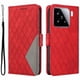 thumbnail image 1 of Funda Cartera para Xiaomi 15 con Tarjetero Soporte y Correa Rojo, 1 of 6