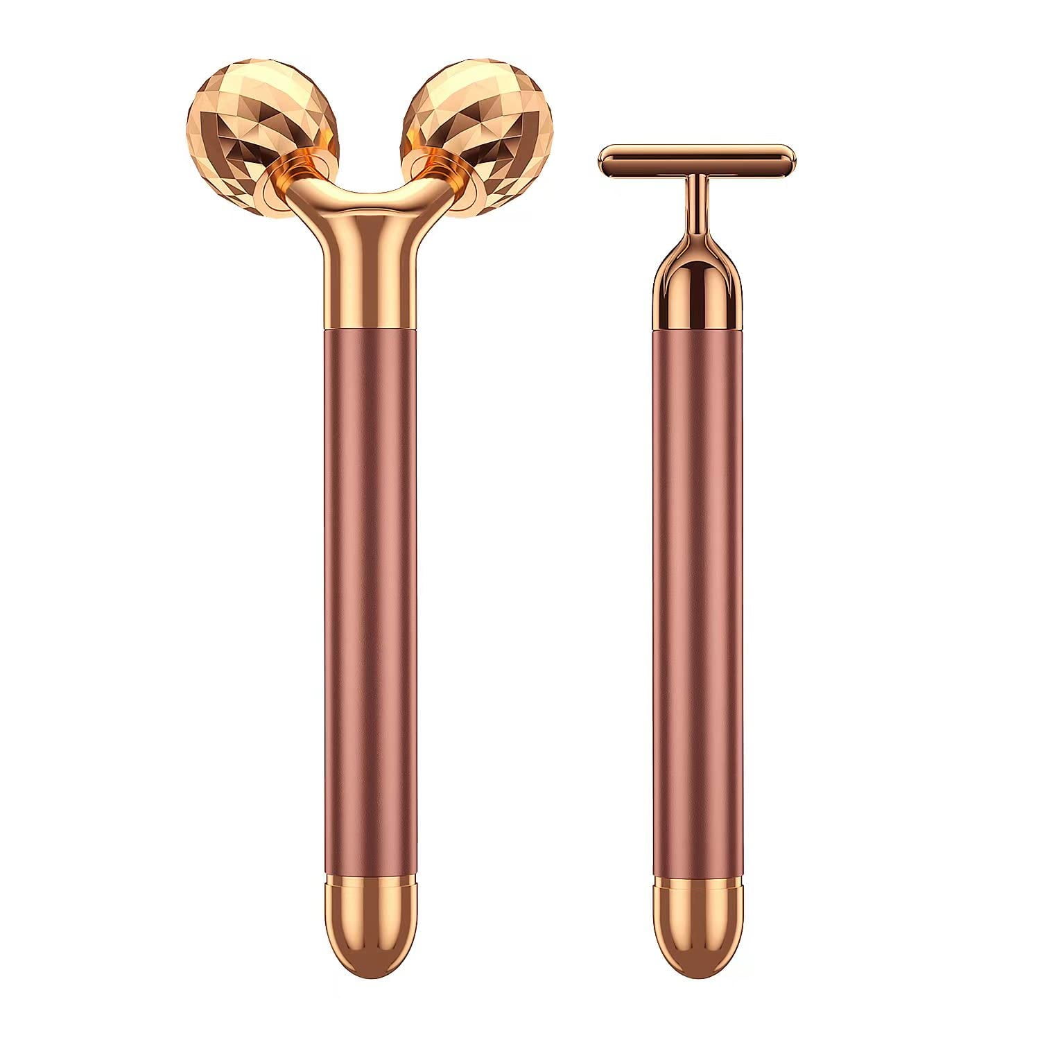 Masajeador Facial Beauty Bar 2 En 1 24 K Golden Pulse Electric