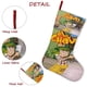 thumbnail image 5 of El Chavo del Ocho Tema: Calcetines de Navidad, fino lino blanco para colgar en escaleras y chimenea, decoración navideña para el hogar, regalo de Navidad. 45cm × 32cm, 5 of 5