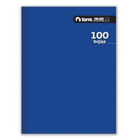 Cuaderno College Liso Azul 1 Un Torre