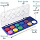 thumbnail image 2 of Set de Pinturas Acuarelas Ultimate Stationery 12 Colores 2 Paquetes, 2 of 6