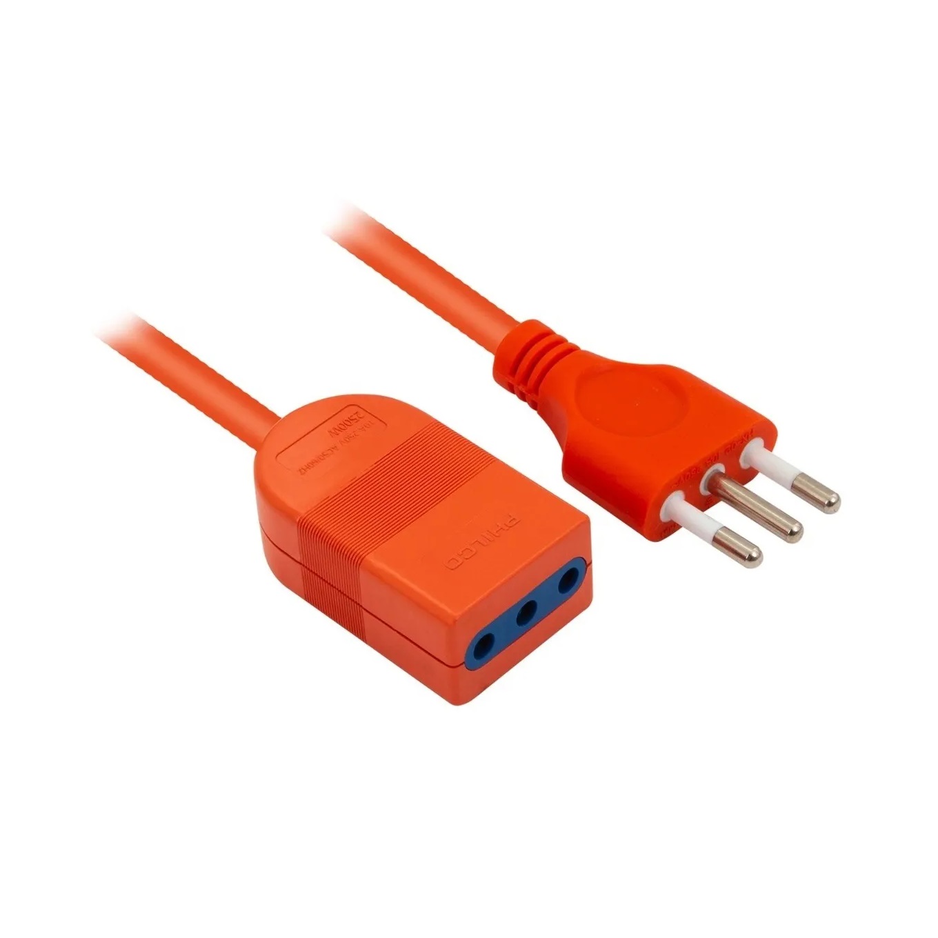 Philco - Extensión Electrica Alargador Xt49 15 Metros Naranjo