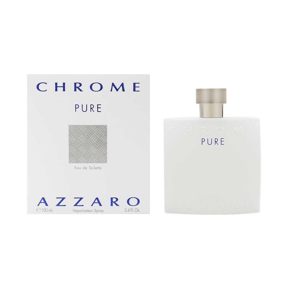 Perfume Azzaro Chrome Pure Eau De Toilette 100 Ml Para Hombre