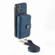 thumbnail image 2 of Funda Tipo Cartera con Correa Cruzada para iPhone 14 Protección Contra Golpes Azul, 2 of 6