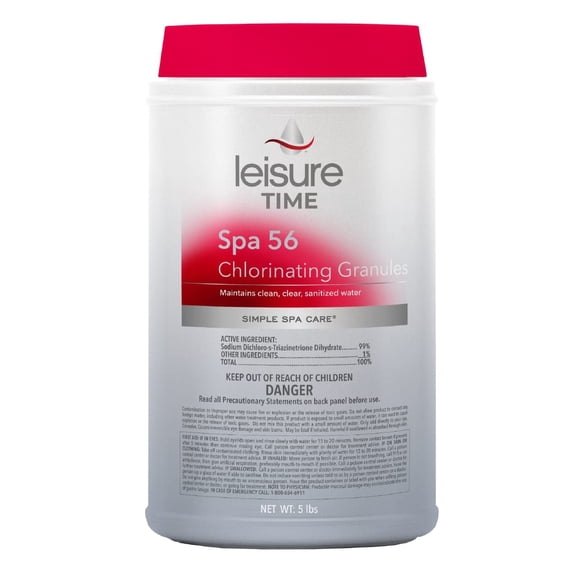 Gránulos Clorantes Spa Leisure Time Spa 56 2,5 kg