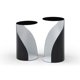 thumbnail image 3 of Mesa Auxiliar Lateral Grande Willie de Whiteline Modern Living en Negro/Blanco, 3 of 3