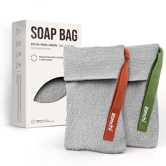 Bolsa de jabón ZOMCHI Gentle Roughness para jabón en barra exfoliante