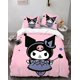thumbnail image 1 of Cartoo-n Bunn-y 3-Piece Bed- Set Warm- and- Comfort Kawaii Bedd-ing Set C-ute Soft Microfib-er Bedc-loths for -Boys Girls Kids -Twin, 1 of 5