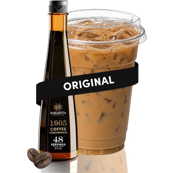 Concentrado de café SARASOTA 1905 de baja acidez, 237 ml, 48 porciones