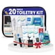 thumbnail image 1 of Kit De Artículos De Aseo De Viaje Juego De 20 Piezas Con Bolsa, 1 of 7