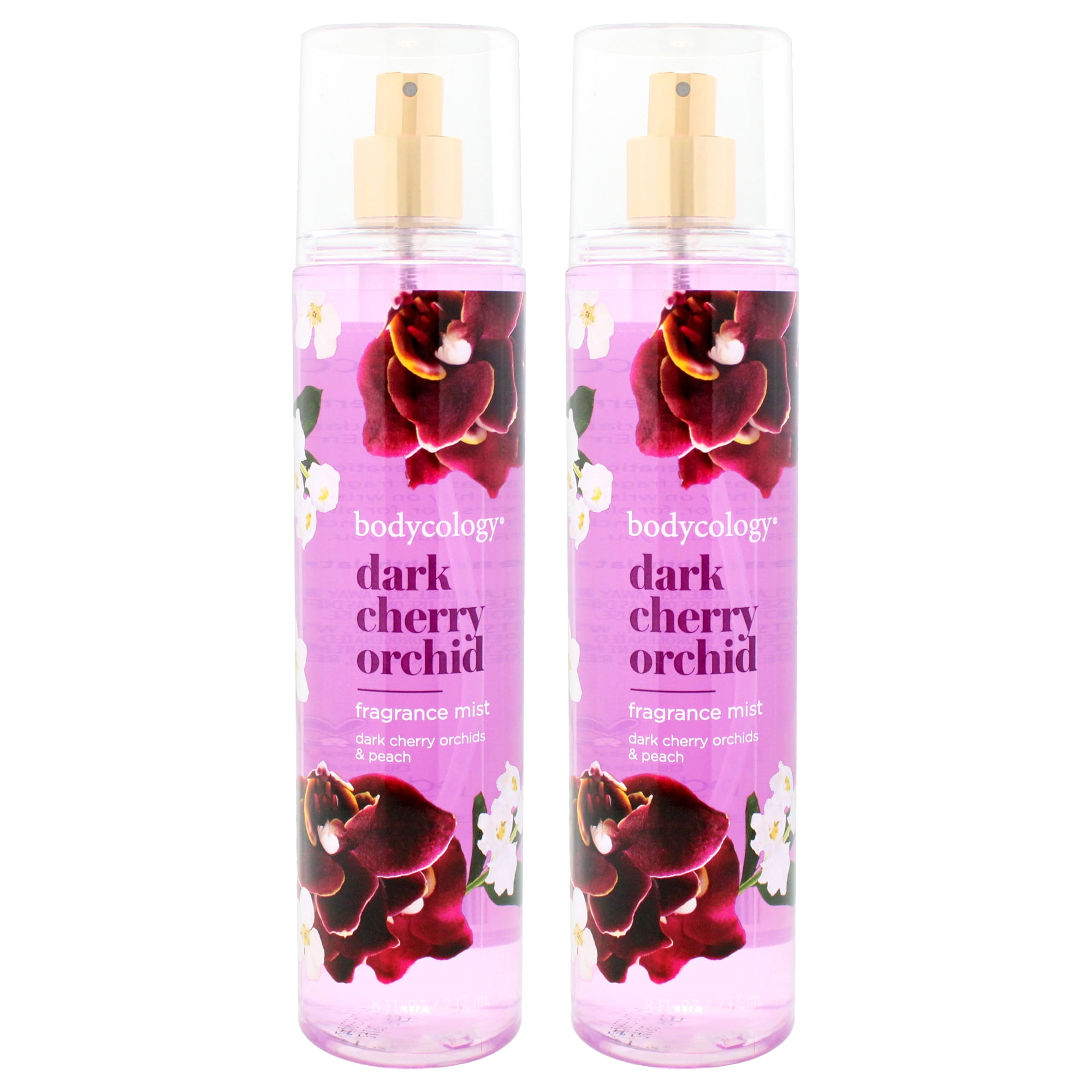 Perfume Bodycology Dark Cherry Orchid Spray 240ml Mujer Pack De 2