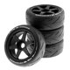 thumbnail image 5 of 4 Reemplazos De Neumáticos De Rueda De Goma Para Coche De Control Remoto 1/8 DIY Modificado Negro, 5 of 5