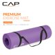 thumbnail image 2 of Mat de yoga CAP Barbell 173x61x1.3 cm de alta densidad, morado, 2 of 7