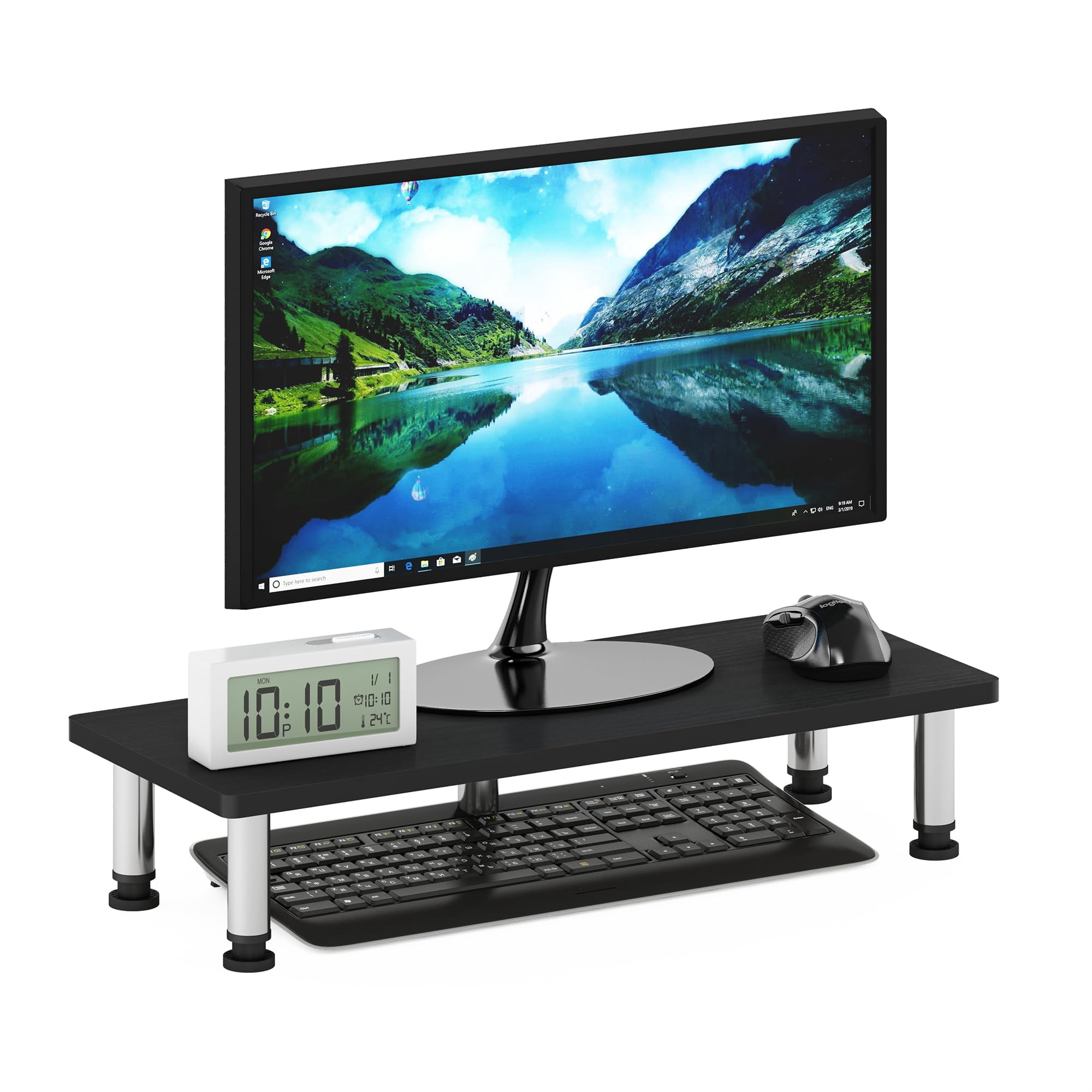 Soporte Elevador Para Monitor Furinno Turn-n-tube Americano