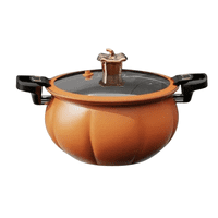 Genérico - Olla De Micro Presión Para Cocina Antiadherente 7Lt Naranja