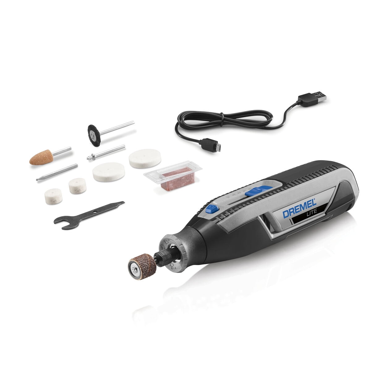 Herramienta Rotativa Dremel Lite 7760n10w 4v Inalámbrica 10 Accesorios