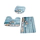 thumbnail image 1 of Juego de Alfombras de Baño con Alfombra de Baño en Forma de U, Lavable, Absorbente de Agua, 3 Piezas, Alfombrilla de Baño, Alfombrilla para Puerta Par B, 1 of 5