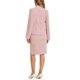 thumbnail image 3 of INSPIRE CHIC Conjunto de Falda para Mujer Regreso a Clases para Maestras Traje sin Cuello Blazer y Faldas Lápiz 2 Piezas Conjuntos Chic M Rosa, 3 of 6