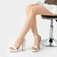 thumbnail image 2 of Sandalia Taco Fiesta Blanca Mujer Weide YOU189, 2 of 8