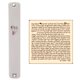 thumbnail image 1 of Estuche de Mezuzá Impermeable Blanco TALISMAN4U 10 cm, 1 of 4