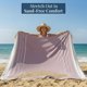 thumbnail image 3 of Cobija LANE LINEN 210x210 cm Malva Soñador Antiarenas, 3 of 8