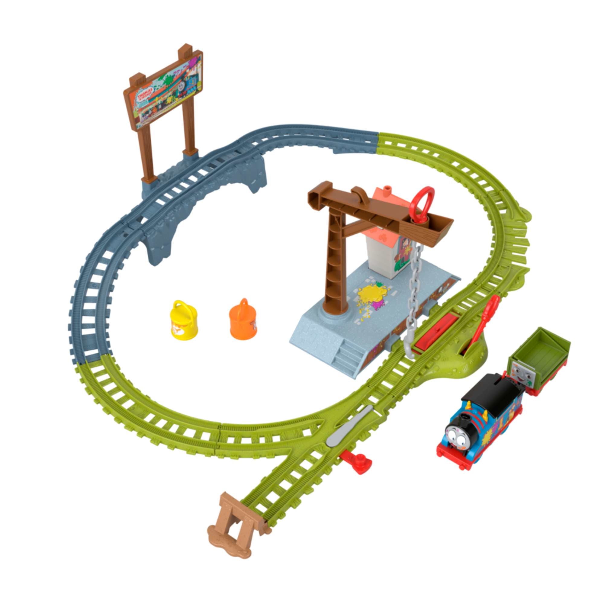 Pistas De Carrera Entrega De Pintura Multicolor - Thomas & Friends