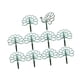 thumbnail image 5 of 10 Piezas Soporte para Plantas Estaca para Tomates Anillo de Soporte Enrejado para Fresas Y Jaula de Crecimiento de Plástico PP Duradero Adecuado Par, 5 of 5