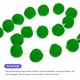 thumbnail image 3 of Uxcell 2Pcs Guirnalda de Bolas de Fieltro Verde Claro Pom Pom Guirnalda Bolas Colgantes 8.2 Pies de Largo 24 Bolas para Navidad, 3 of 6