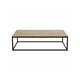 thumbnail image 1 of Mesa de Centro Edena Diseño Industrial Madera y Metal Atmosphera, 1 of 6