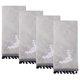 thumbnail image 1 of REGALWOVEN Toallas de Mano de Forro Polar Coral Bordadas Boho con Borlas, 29" x 13" Toallas Decorativas Suaves y Absorbentes para Baño, Gimnasio, Hotel, Spa Gris 4pk, 1 of 7