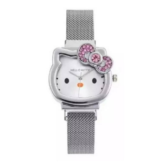 Reloj Hello Kitty Plateado