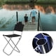 thumbnail image 4 of Taburete plegable portátil de aleación de aluminio, silla de pesca plegable, asiento para acampar al aire libre., 4 of 8