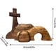 thumbnail image 5 of Decoraciones de escenas de Pascua, conjunto de escena de resurrección de Pascua con cruz de Jesús de madera, decoración de madera con escena de Pascua, decoración de tumba vacía con cruz de Pascua, de, 5 of 7