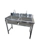 thumbnail image 3 of Lavafondos 120x60 Doble Industrial Acero Inox., 3 of 3