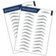 thumbnail image 1 of Pegatinas para tatuajes de cejas Bliss and Beyond USA, 24 pares, 1 of 3