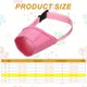 thumbnail image 2 of Uxcell Bozal Rápido, Cubierta de Boca de Perro Ajustable Transpirable Protección de Seguridad Bozales para Perros Sin Ladridos Anti-Mordeduras Anti-Masticación (L, Rosa) para Cachorros de Hocico Largo, 2 of 7