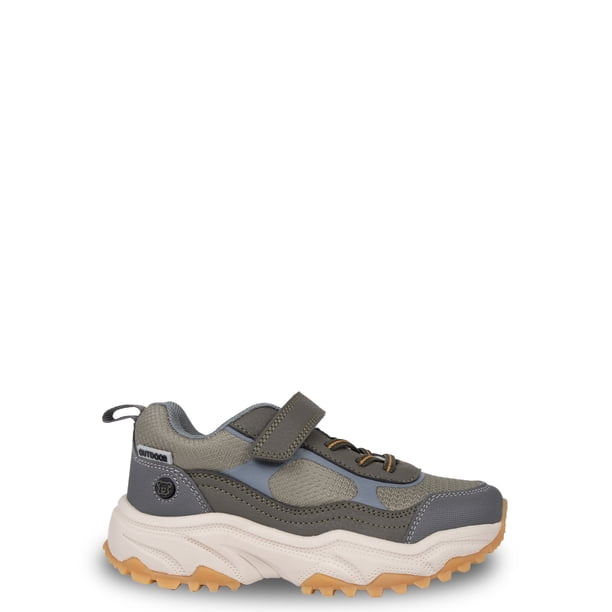 Zapatilla Outdoor Niño con Velcro Verde Pillin