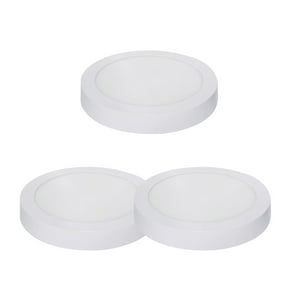 Hb. Importaciones - Pack 3 Panel Redondo Led Eco Sobrepuesto Blanco 6W Frío
