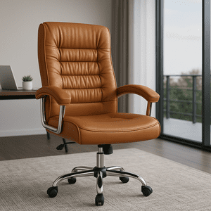 Space Home - Silla Ejecutiva De Oficina Ergonomica Magnum Cafe