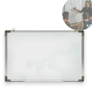 Genérico - Pizarra Acrílica Blanca Borde Aluminio Resistente 90X60
