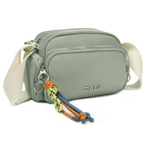 Calu Bags - Cartera Bandolera Pamela Microfibra Dusty Verde Calu