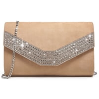 Bolso De Noche Dasein Para Mujer, Formal, Fiesta, Boda, Camel