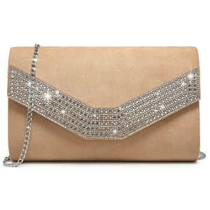 Bolso De Noche Dasein Para Mujer, Formal, Fiesta, Boda, Camel